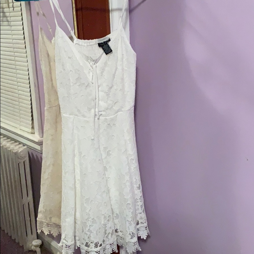 white summer dress